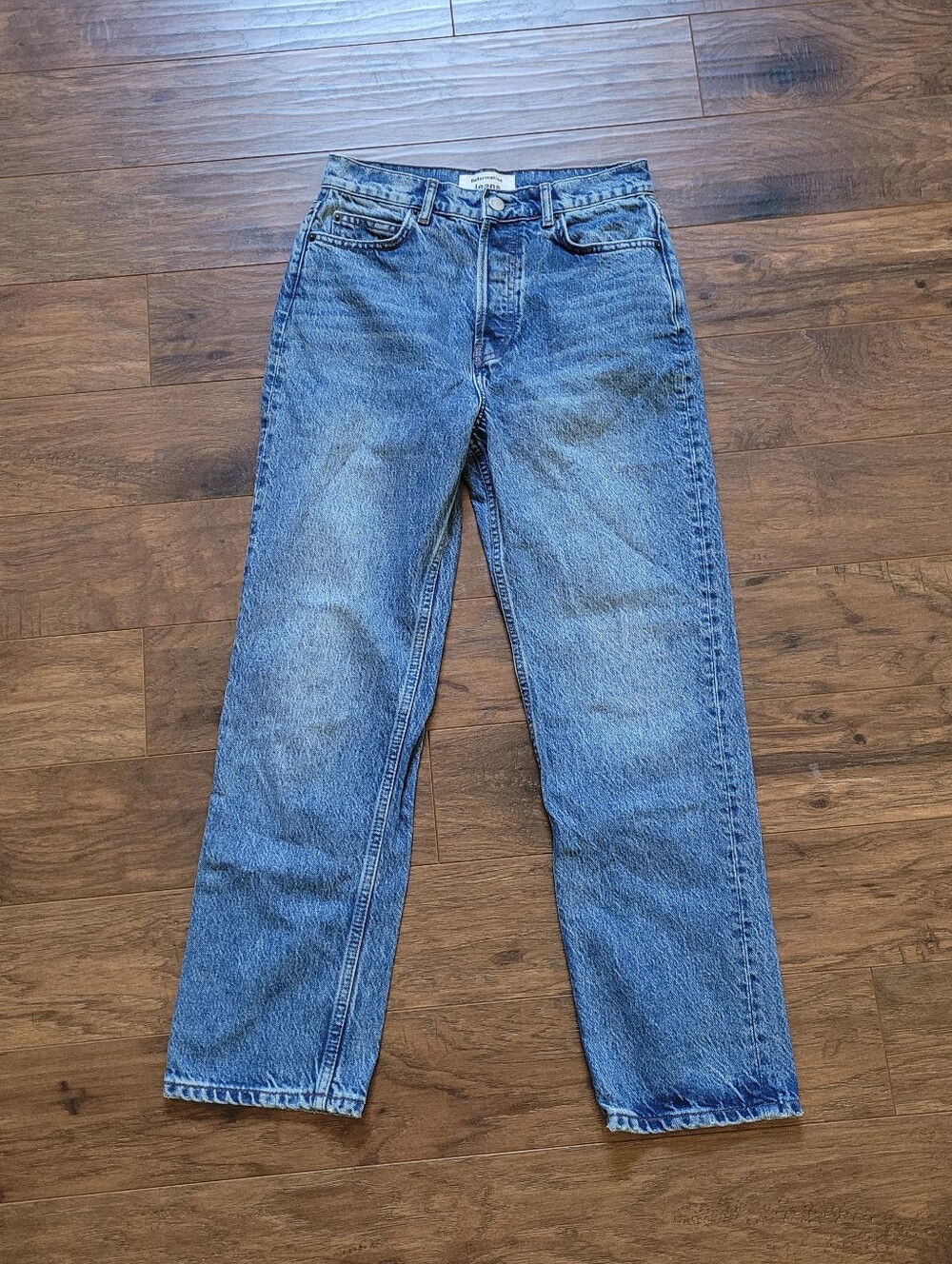 Reformation Cynthia Jeans - High Rise Straight Leg 90s Minimalist - Picture 2 of 10